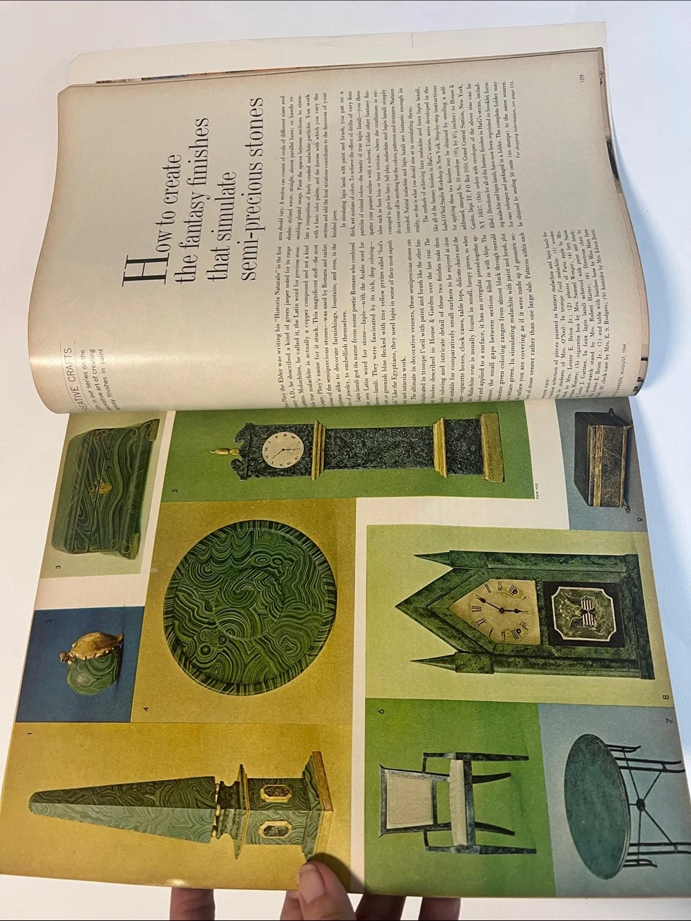 1964 Vintage House & Garden decorating magazine August 1964